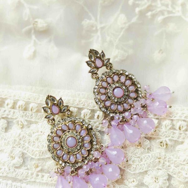 Lilac Sunehri Chandbali