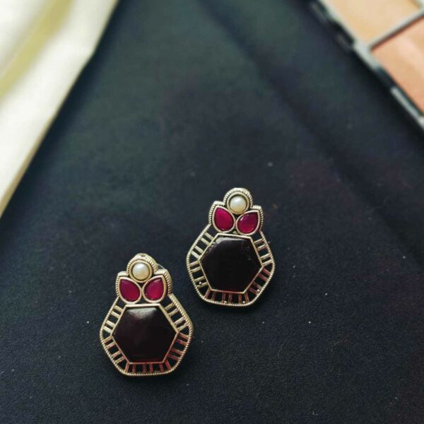 Shonkhi Brass Earrings