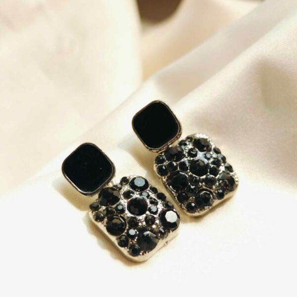 Black Korean Earrings
